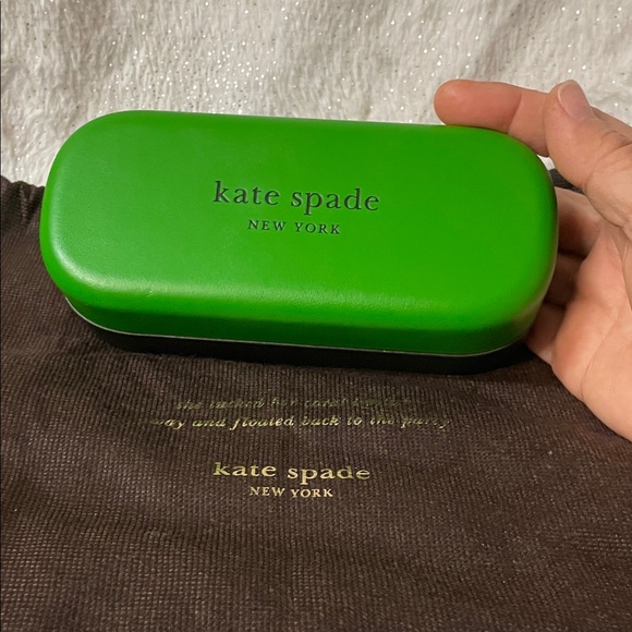 kate spade ombre lense Sunglasses with Floral Temples NEW with case & a dustbag - Picture 7 of 7